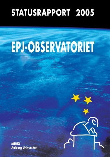 Statusrapport 2005 - EPJ-Observatoriet