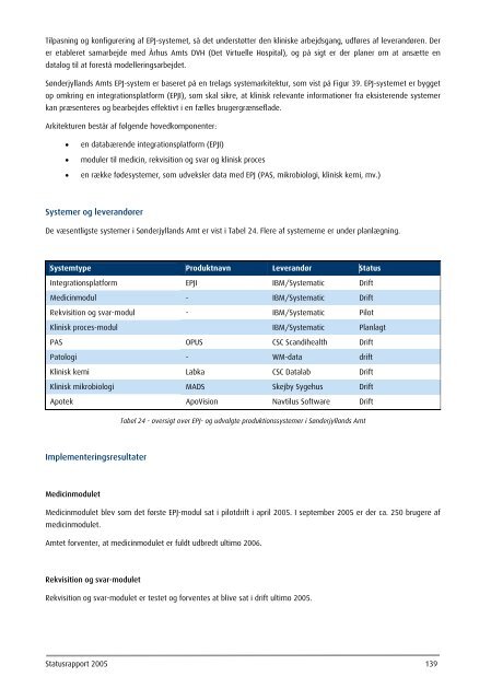 Statusrapport 2005 - EPJ-Observatoriet