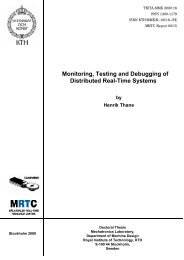 Monitoring, Testing and Debugging of Distributed ... - ResearchGate