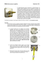 Webra fuel pressure regulator Order No. 3712 - RC Universe