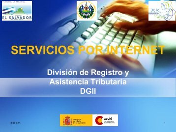 servicios por internet - Ministerio de Hacienda