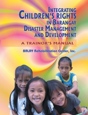 Integrating Children's Rights in Barangay Disaster ... - INEE Toolkit