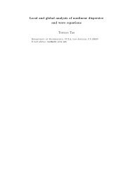 Lecture notes for early lectures - Department of Mathematical Sciences