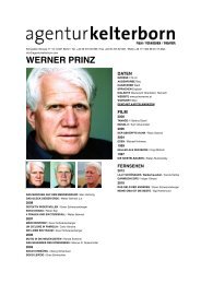 WERNER PRINZ - Agentur Kelterborn