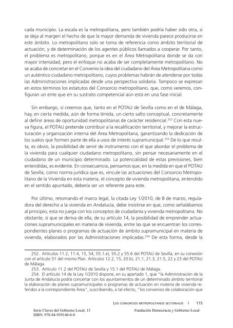 CAPÃTULO II. LOS CONSORCIOS METROPOLITANOS ...