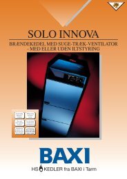 BAXI type SOLO INNOVA - Privatgrossisten