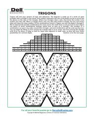 TRIGONS - PennyDellPuzzles