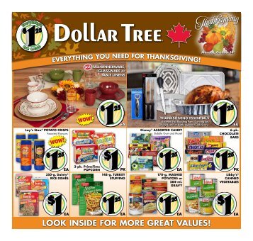 LOOK INSIDE FOR MORE GREAT VALUES! - Dollar Tree Canada