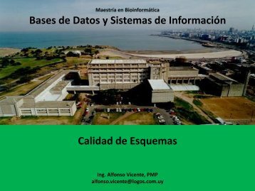 Bases de Datos y Sistemas de InformaciÃƒÂ³n Calidad de ... - Pedeciba