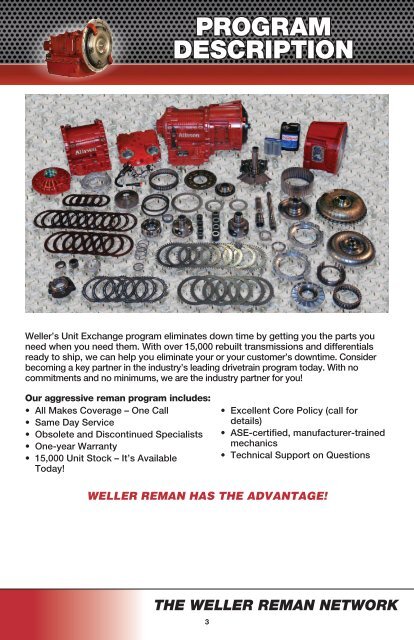 AT500 OWNERS MANUAL - weller truck parts