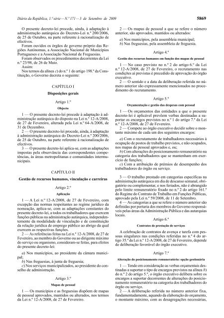 Decreto-Lei n.º 209/2009 - Diário da República Electrónico