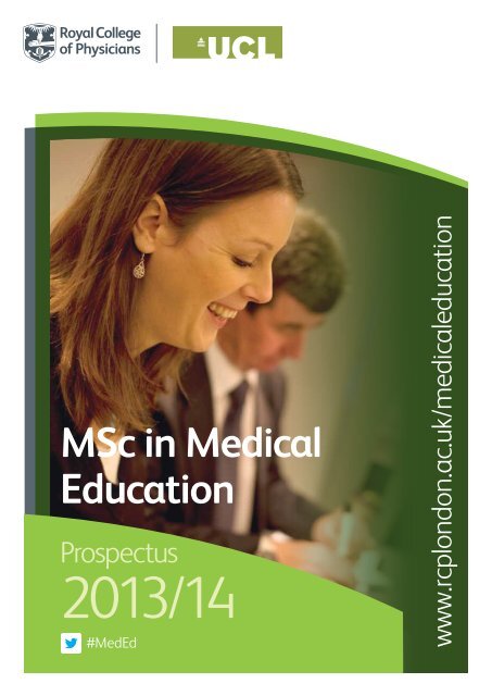 MSc in Medical Education 2013/14 prospectus - Royal College of ...