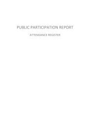 Public Participation Report_Public Meeting.pdf - Royal HaskoningDHV