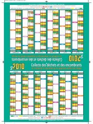 TÃ©lÃ©chargez le calendrier des collectes, en cliquant ici (PDF). - Massy