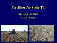 Fertilizer for Strip-Till