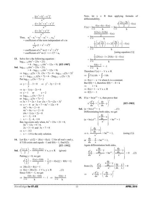 Solution - Career Point