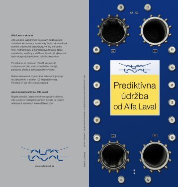 Monitorovanie doskových výmenníkov tepla - Alfa Laval