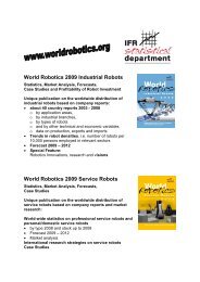 World Robotics 2009 Industrial Robots