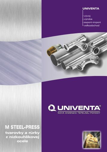 RÃºrky a tvarovky z nÃ­zkouhlÃ­kovej ocele M-Steel - Univenta