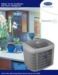 Infinity 21 Air Conditioner with Puron Refrigerant - Aire Pro Inc.