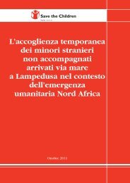 L'accoglienza temporanea dei minori stranieri non accompagnati ...