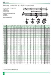 Scheda Catene da Trasporto serie DIN