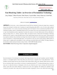 Fast Dissolving Tablet - Indo Global Journal of Pharmaceutical ...