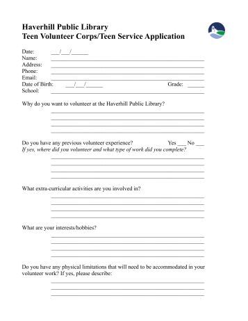 Teen Application 11