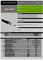 HDG-219- Coaxial RG6 - Cables Epuyen SRL