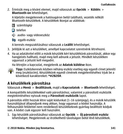 Nokia 5230 - FelhasznÃ¡lÃ³i kÃ©zikÃ¶nyv - A LegÃºjabb Mobiltelefonok ...