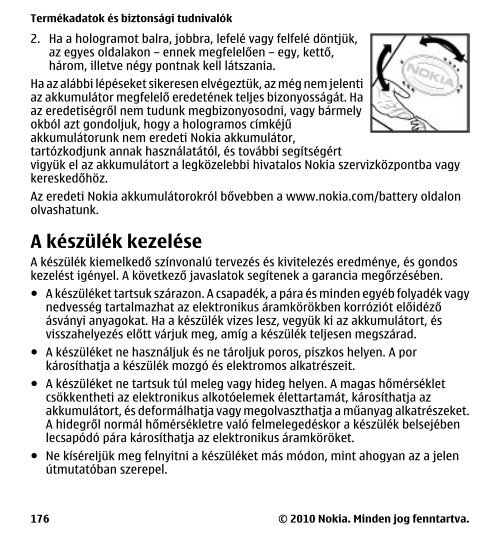 Nokia 5230 - FelhasznÃ¡lÃ³i kÃ©zikÃ¶nyv - A LegÃºjabb Mobiltelefonok ...