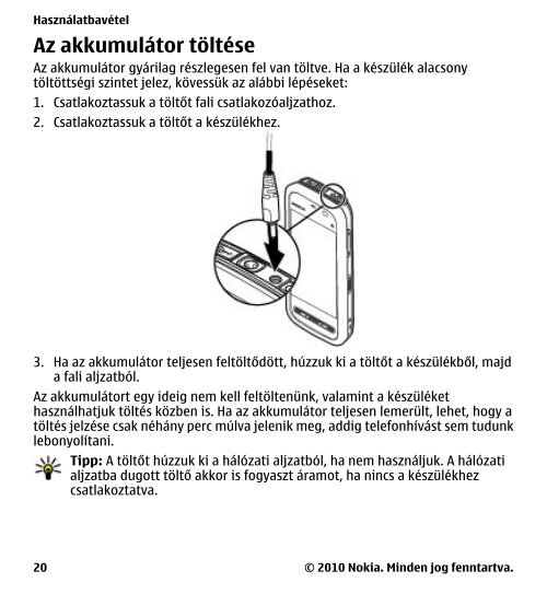 Nokia 5230 - FelhasznÃ¡lÃ³i kÃ©zikÃ¶nyv - A LegÃºjabb Mobiltelefonok ...