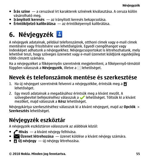 Nokia 5230 - FelhasznÃ¡lÃ³i kÃ©zikÃ¶nyv - A LegÃºjabb Mobiltelefonok ...