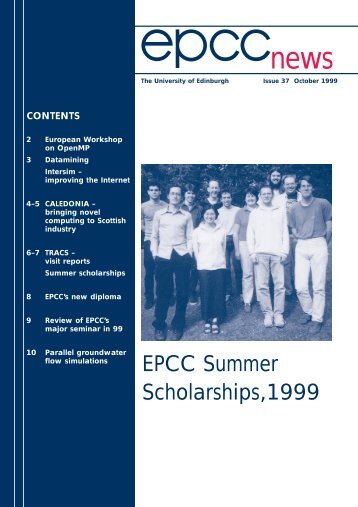 epcc news 37/pages - University of Edinburgh