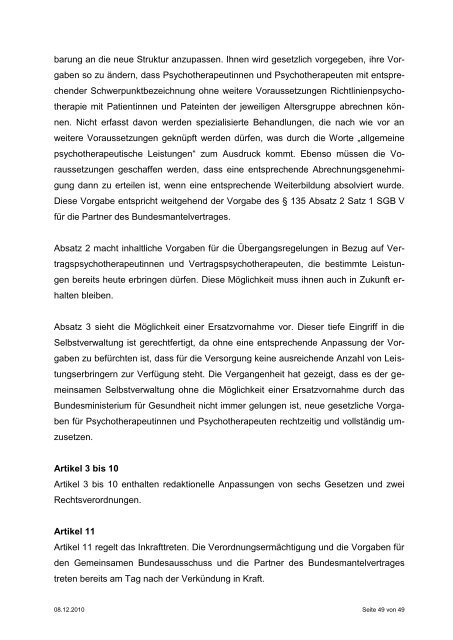 20110106 BPtK gesetzentwurf psychtharg.pdf, Seiten 1-16