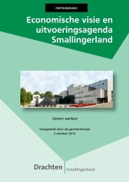 Economische visie en uitvoeringsagenda - Gemeente Smallingerland