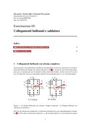 Collegamenti bullonati e saldature