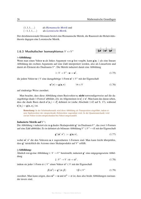 Relativitätstheorie - Fakultät für Physik und Astronomie - Universität ...