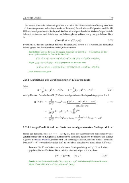 Relativitätstheorie - Fakultät für Physik und Astronomie - Universität ...