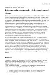 Estimating spatial quantities under a design-based framework Abstract