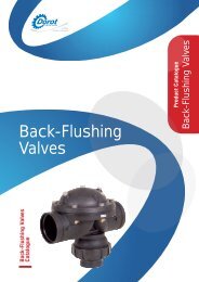 Back-Flushing Valves - Dorot Control Valves