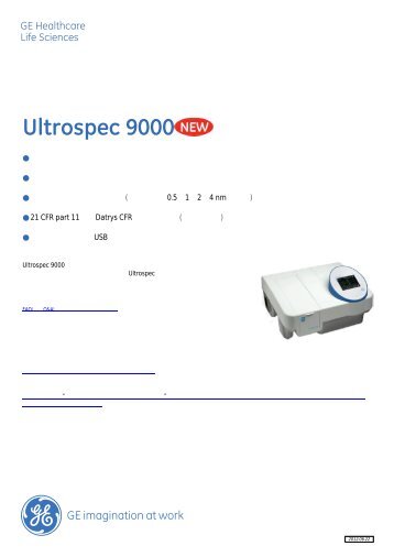 [PDF] Ultrospec 9000