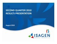 Presentations - Isagen