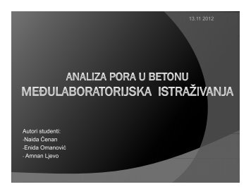 Autori studenti: -Naida Äenan -Enida OmanoviÄ ... - GF:UNMO:BA