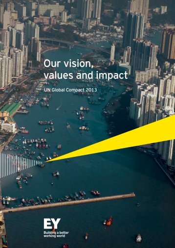 Our vision, values and impact - UN Global Compact 2013