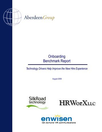Onboarding Benchmark Report: Technology ... - the ATTC Network