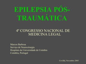 epilepsia pós- traumática - RIHUC