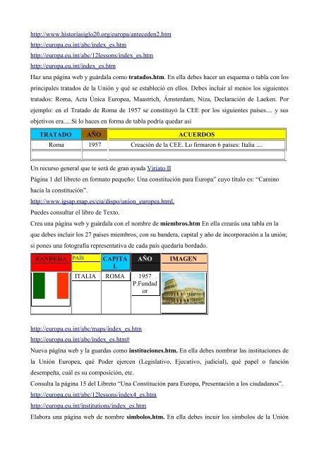 Ejemplo de WebQuest