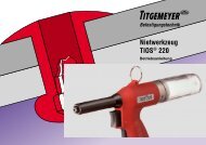 Nietwerkzeug TIOSÂ® 220 - Titgemeyer