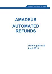 Amadeus Automated Refunds